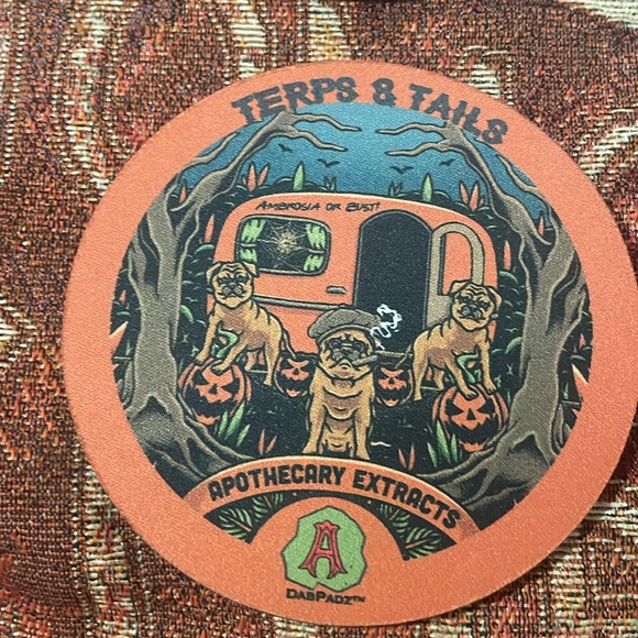 Lot of 11 APOTHECARY EXTRACTS 5” Coasters OKC Terps Ambrosia Alley Neoprene - Picture 2 of 9